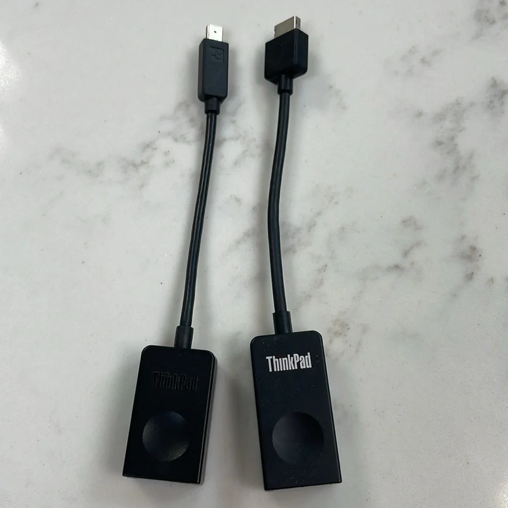 2 pieces Lenovo Thinkpad Ethernet extension adapter cables